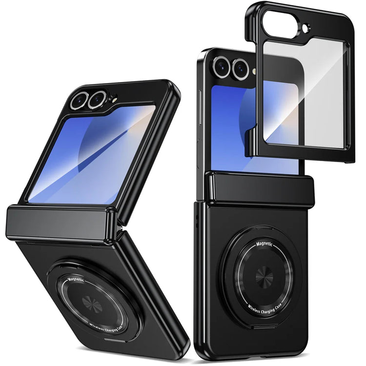 Case with Magnetic Ring Holder for Samsung Galaxy Flip